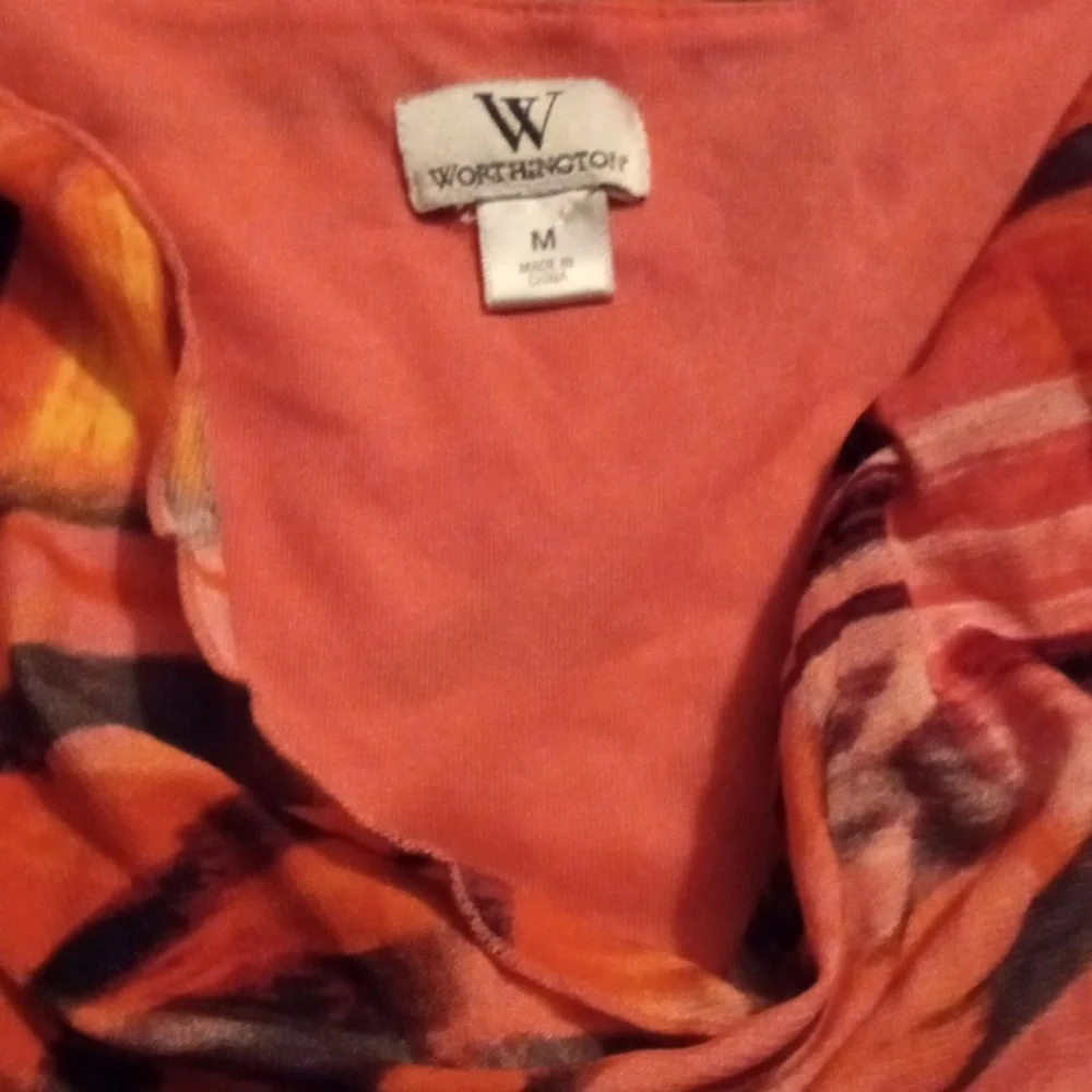 Worthington twist top super soft tank blouse - Picture 2 of 5